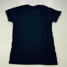 Load image into Gallery viewer, unisex HOXLEY AUSTRALIA, navy cotton t-shirt / top, EUC, size 4,  
