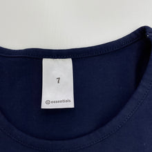 Load image into Gallery viewer, Girls Target, navy long sleeve t-shirt / top, GUC, size 7,  