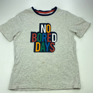 Boys Anko, grey marle pyjama t-shirt / top, FUC, size 10,  