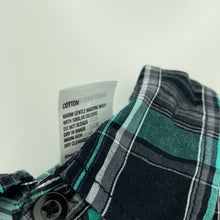 Load image into Gallery viewer, Boys H&amp;T, checked cotton short sleeve shirt, GUC, size 2,  
