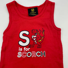 Load image into Gallery viewer, unisex NRL Official, St George Dragons cotton singlet top, GUC, size 1,  