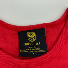 Load image into Gallery viewer, unisex NRL Official, St George Dragons cotton singlet top, GUC, size 1,  