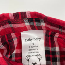 Load image into Gallery viewer, Boys Baby Baby, lightweight cotton short sleeve shirt, EUC, size 0,  