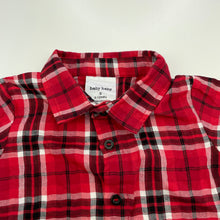 Load image into Gallery viewer, Boys Baby Baby, lightweight cotton short sleeve shirt, EUC, size 0,  