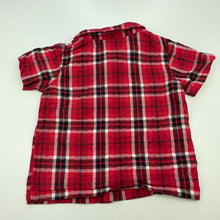 Load image into Gallery viewer, Boys Baby Baby, lightweight cotton short sleeve shirt, EUC, size 0,  