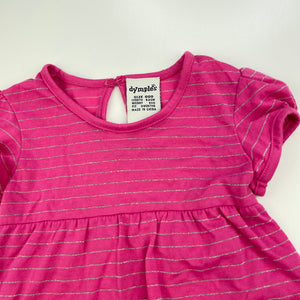 Girls Dymples, lightweight casual dress, EUC, size 000, L: 33cm