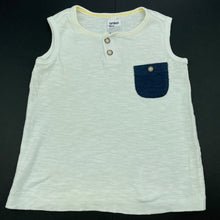 Load image into Gallery viewer, unisex Anko, cotton singlet / tank top, GUC, size 1,  