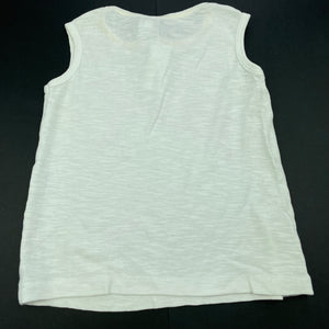 unisex Anko, cotton singlet / tank top, GUC, size 1,  