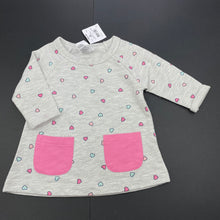 Load image into Gallery viewer, Girls Kids &amp; Co, grey lightweight sweater dress, NEW, size 000, L: 32cm