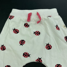 Load image into Gallery viewer, Girls Dymples, stretchy leggings / bottoms, ladybirds, FUC, size 00,  