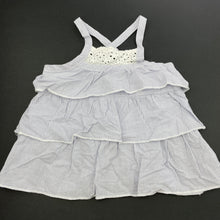 Load image into Gallery viewer, Girls Gumboots, tiered lightweight cotton summer top, EUC, size 00,  