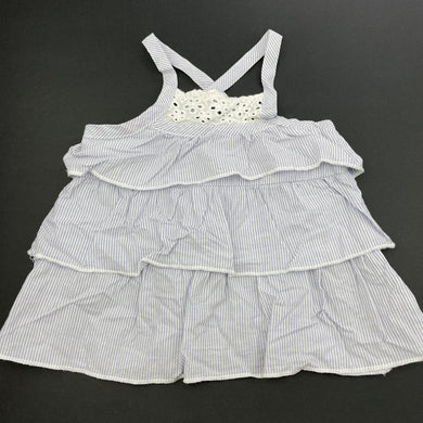 Girls Gumboots, tiered lightweight cotton summer top, EUC, size 00,  