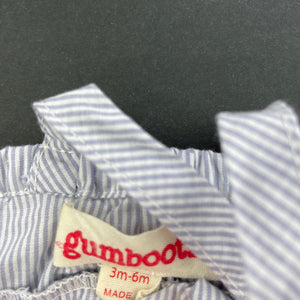 Girls Gumboots, tiered lightweight cotton summer top, EUC, size 00,  