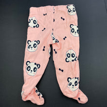 Load image into Gallery viewer, Girls Kids &amp; Co, cotton footed leggings / bottoms, EUC, size 000,  