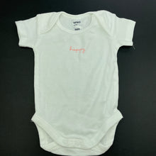 Load image into Gallery viewer, Girls Anko, white cotton bodysuit / romper, EUC, size 000,  