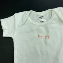 Load image into Gallery viewer, Girls Anko, white cotton bodysuit / romper, EUC, size 000,  