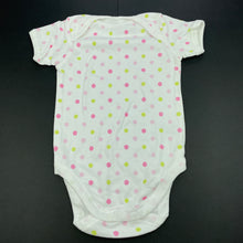 Load image into Gallery viewer, Girls Baby Club, soft cotton bodysuit / romper, EUC, size 00,  