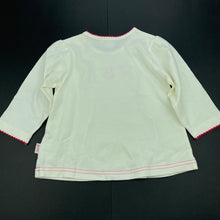 Load image into Gallery viewer, Girls Pumpkin Patch, stretchy long sleeve t-shirt / top, small mark lower back, FUC, size 1,  