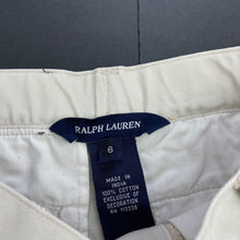 Load image into Gallery viewer, Girls Ralph Lauren, cotton skirt, adjustable, L: 31cm, light marks and wear on hem, FUC, size 6,  