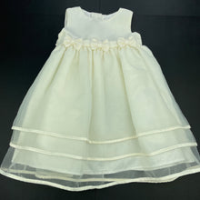 Load image into Gallery viewer, Girls Our Small World, lined formal / party dress, FUC, size 0, L: 50cm