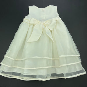 Girls Our Small World, lined formal / party dress, FUC, size 0, L: 50cm
