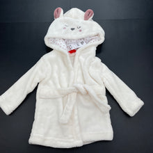 Load image into Gallery viewer, Girls Anko, soft fleece dressing gown / bath robe, NEW, size 000,  