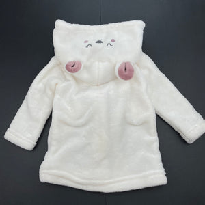 Girls Anko, soft fleece dressing gown / bath robe, NEW, size 000,  