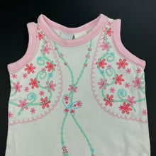 Load image into Gallery viewer, Girls Tiny Little Wonders, cotton singletsuit / romper, EUC, size 00,  