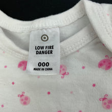 Load image into Gallery viewer, Girls Target, cotton bodysuit / romper, GUC, size 000,  