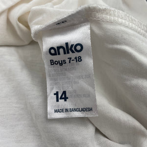 Boys Anko, cotton t-shirt / top, boat, FUC, size 14,  