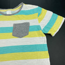 Load image into Gallery viewer, Boys Target, striped cotton t-shirt / top, FUC, size 7,  