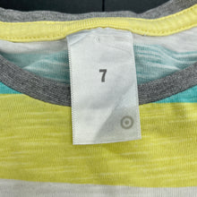 Load image into Gallery viewer, Boys Target, striped cotton t-shirt / top, FUC, size 7,  