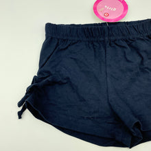 Load image into Gallery viewer, Girls Target, navy stretchy shorts, elasticated, NEW, size 4,  