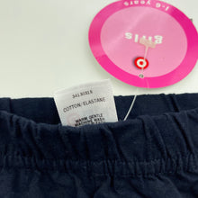 Load image into Gallery viewer, Girls Target, navy stretchy shorts, elasticated, NEW, size 4,  