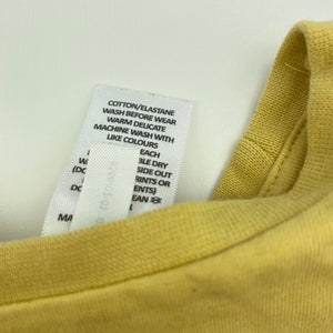 Boys Target, yellow t-shirt / top, monkey, GUC, size 0,  
