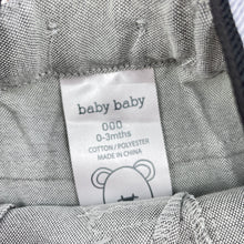 Load image into Gallery viewer, Boys Baby Baby, grey shorts, elasticated, braces, EUC, size 000,  