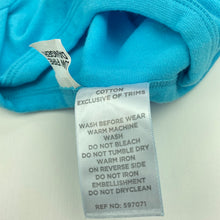 Load image into Gallery viewer, Boys Little Wishes, blue cotton bodysuit / romper, GUC, size 0,  