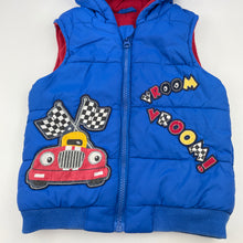 Load image into Gallery viewer, Boys St Bernard, fleece lined hooded vest / jacket, FUC, size 1,  