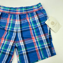 Load image into Gallery viewer, Boys Dymples, lightweight cotton shorts, elasticated, NEW, size 0,  
