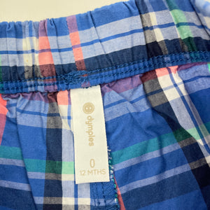 Boys Dymples, lightweight cotton shorts, elasticated, NEW, size 0,  