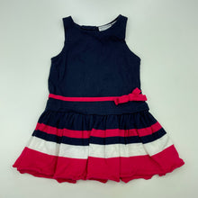 Load image into Gallery viewer, Girls Baby World, cotton casual summer dress, EUC, size 000, L: 35cm