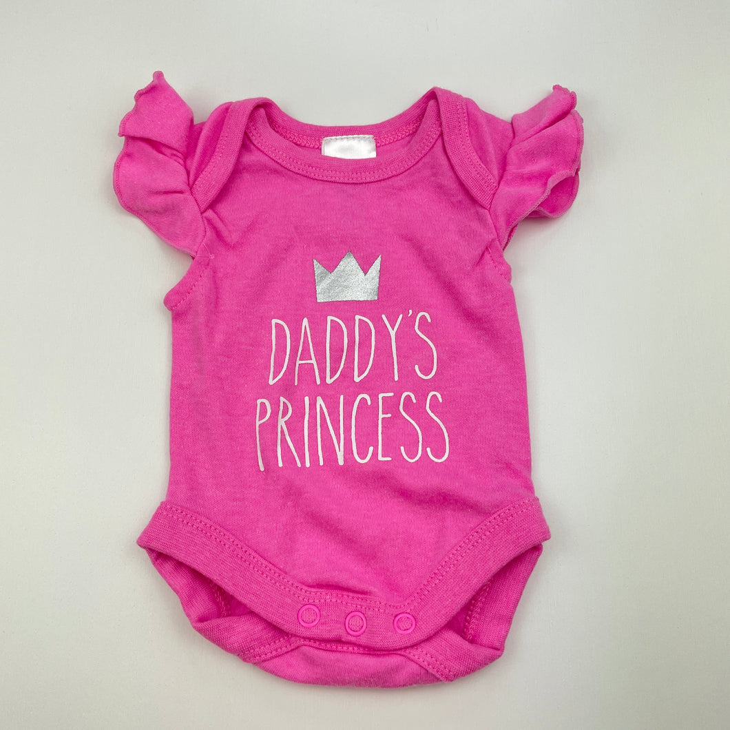 Girls Baby Berry, soft feel bodysuit / romper, EUC, size 00000,  