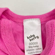Load image into Gallery viewer, Girls Baby Berry, soft feel bodysuit / romper, EUC, size 00000,  