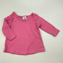 Load image into Gallery viewer, Girls Kids &amp; Co, pink cotton long sleeve t-shirt / top, EUC, size 000,  