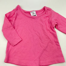 Load image into Gallery viewer, Girls Kids &amp; Co, pink cotton long sleeve t-shirt / top, EUC, size 000,  