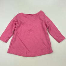 Load image into Gallery viewer, Girls Kids &amp; Co, pink cotton long sleeve t-shirt / top, EUC, size 000,  