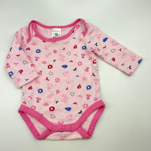 Load image into Gallery viewer, Girls Kids &amp; Co, floral cotton bodysuit / romper, EUC, size 000,  