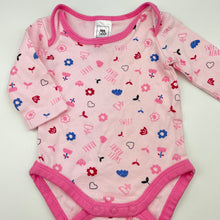 Load image into Gallery viewer, Girls Kids &amp; Co, floral cotton bodysuit / romper, EUC, size 000,  