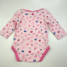 Load image into Gallery viewer, Girls Kids &amp; Co, floral cotton bodysuit / romper, EUC, size 000,  
