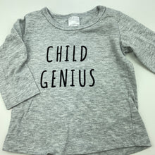 Load image into Gallery viewer, unisex Kids &amp; Co, cotton long sleeve t-shirt / top, GUC, size 0,  
